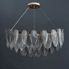 Llona Contemporary 8-Light Plume Chandelier