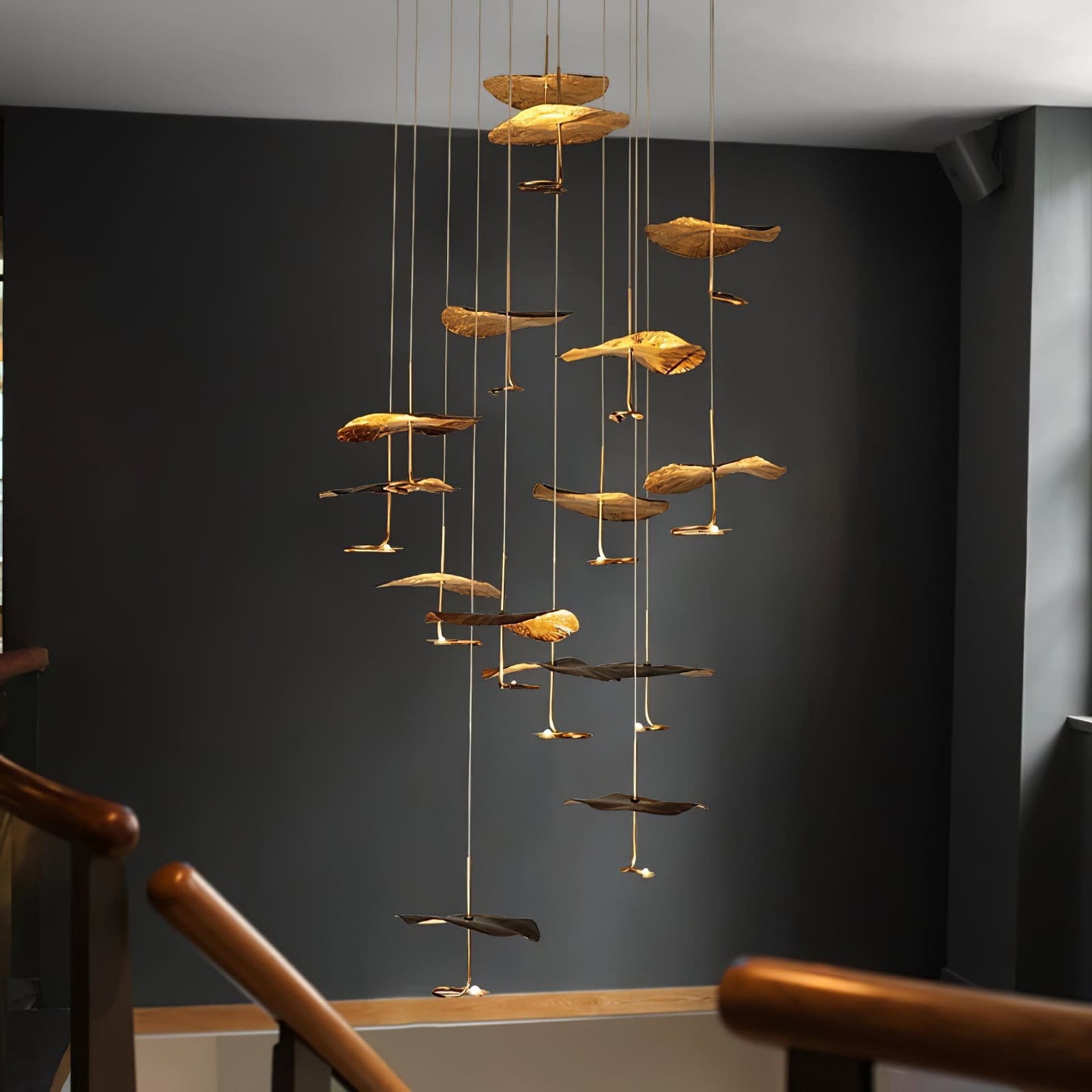 Naniv Lotus Leaf Chandelier