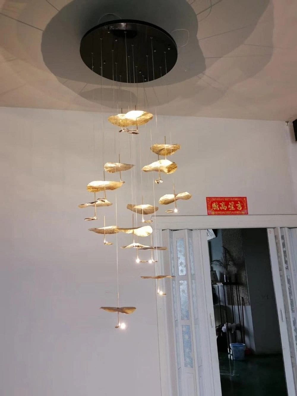Naniv Lotus Leaf Chandelier