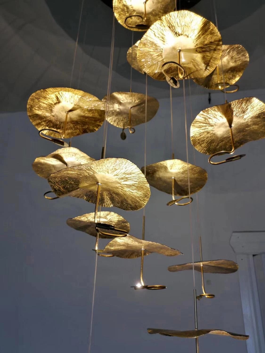 Naniv Lotus Leaf Chandelier