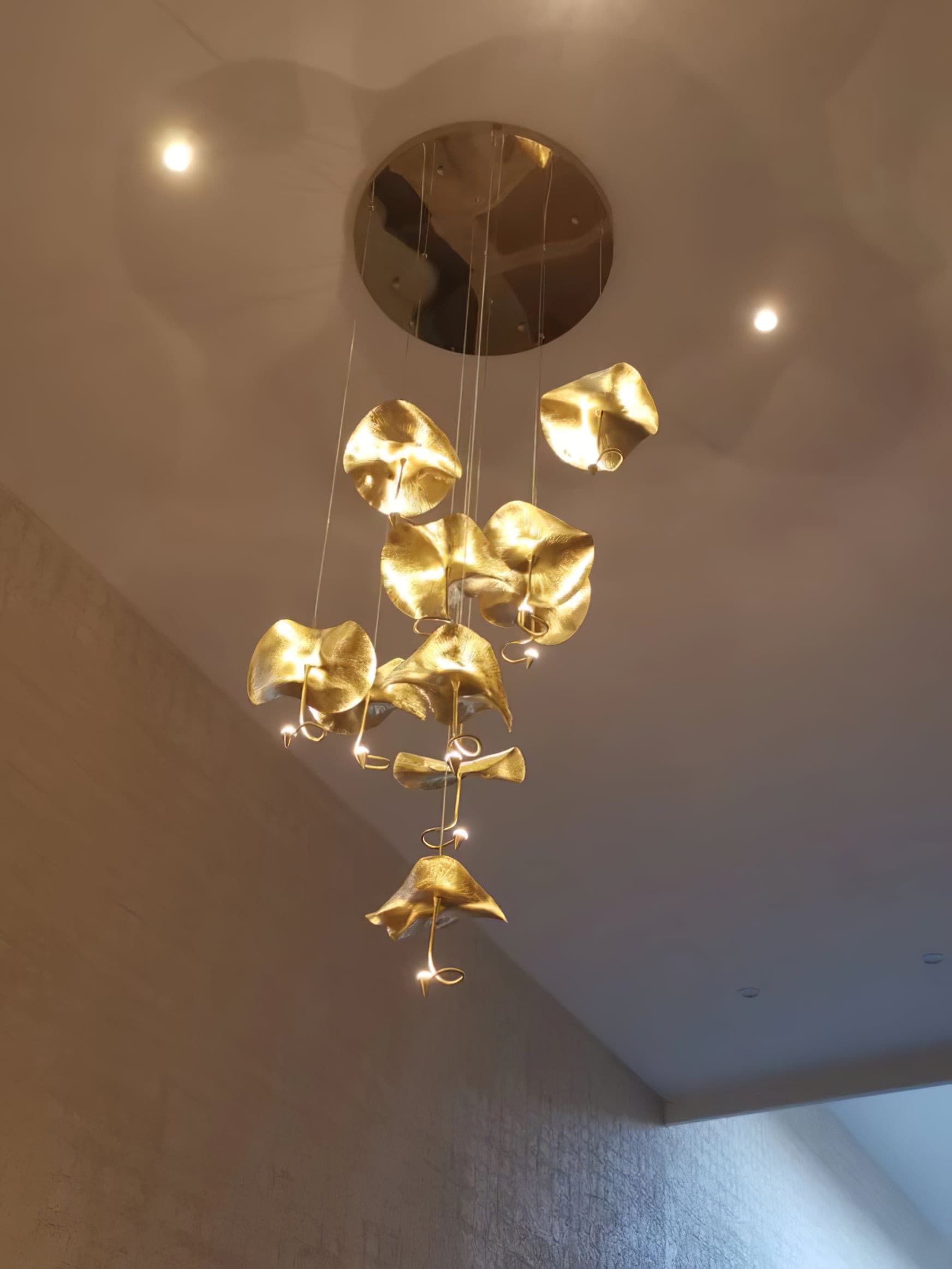 Naniv Lotus Leaf Chandelier