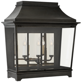 Rosedale Classic Wide 3/4 Wall Lantern Outdoor