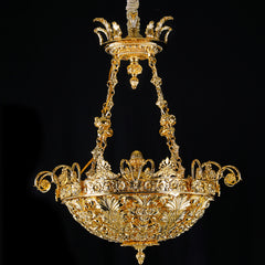 Luxury brass pendant chandelier