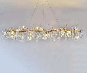 Lio Linear Organic Branch  Chandelier