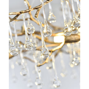 Lio Oval Branch Teardrop Chandelier