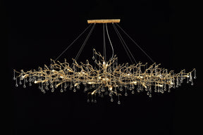 Lio Oval Branch Teardrop Chandelier