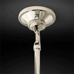 Machine  Modern Machinist Glass Globe Shade Pendant Light 10'', 14'', 18''