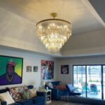 Odeon Rectangular Chandelier For Living Room Dining Room