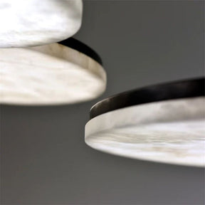 Alabaster Mini Round Pendant Light