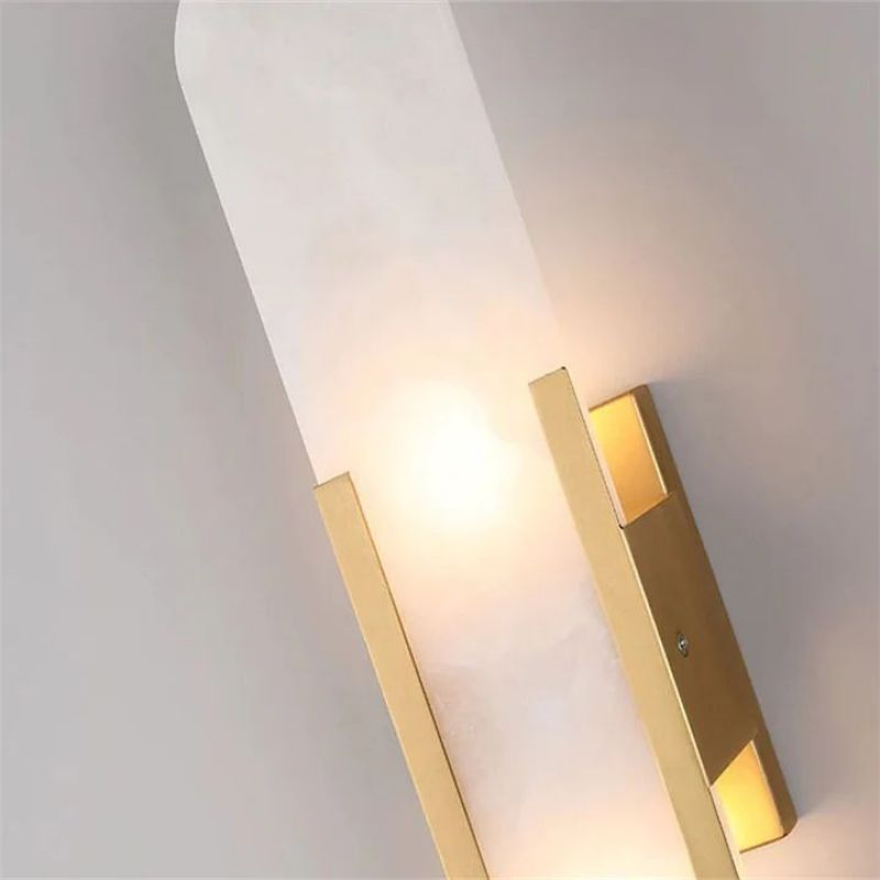 Dina Alabaster Linear Sconce