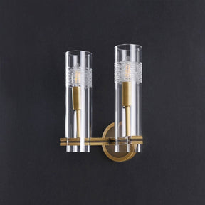 Modol Glass Tube Wall Sconce, 2-Head