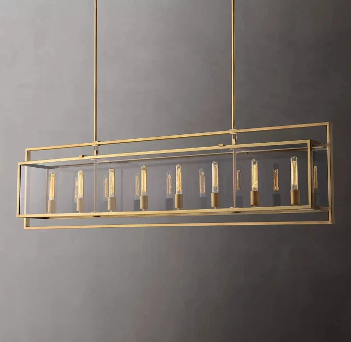 Michaul Beck Rectangular Chandelier 72"