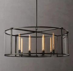 Michaul Beck Round Chandelier 44"