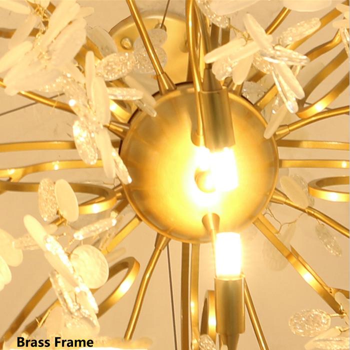 Diana Blossom Modern White Chandelier