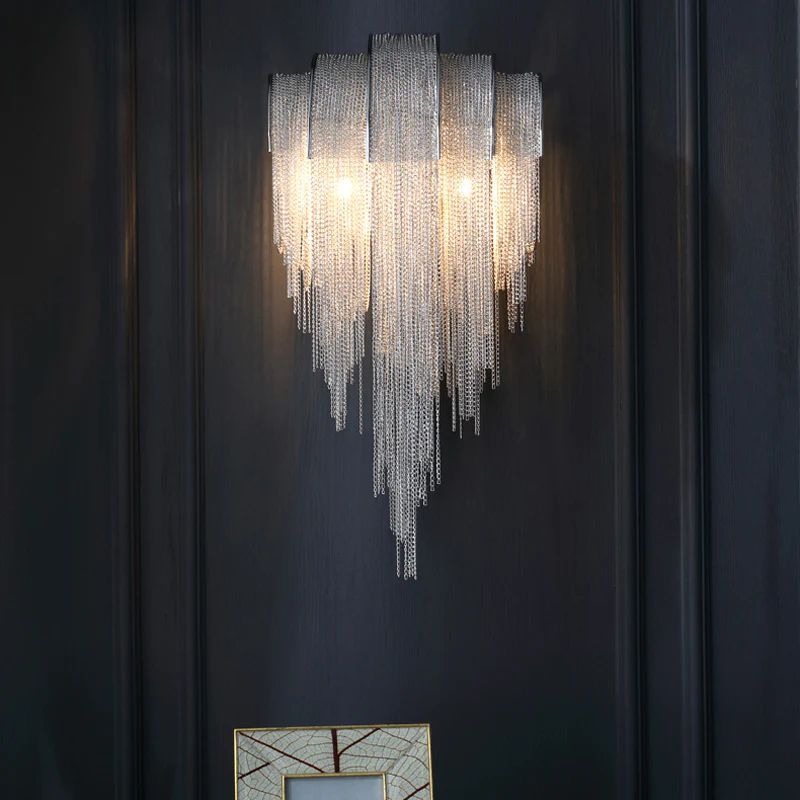 Tassels Chain Modern Wall Sconce