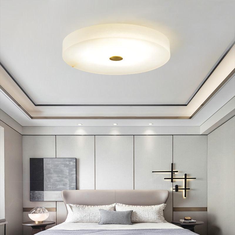 Grandeur Alabaster Recessed Circular LED Chandelier