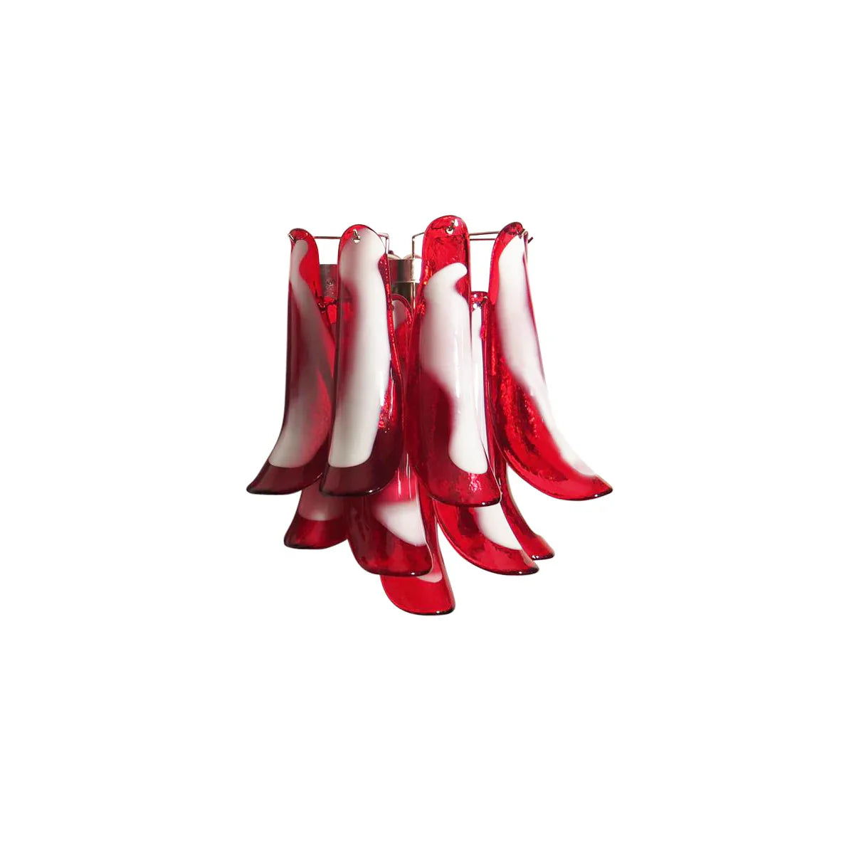 Vintage Murano Red Wall Lights 16.5"H