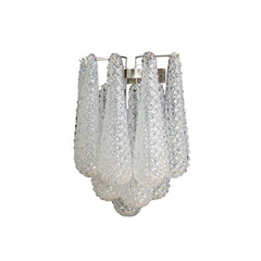 Murano Petals White Wall Light 13.4"