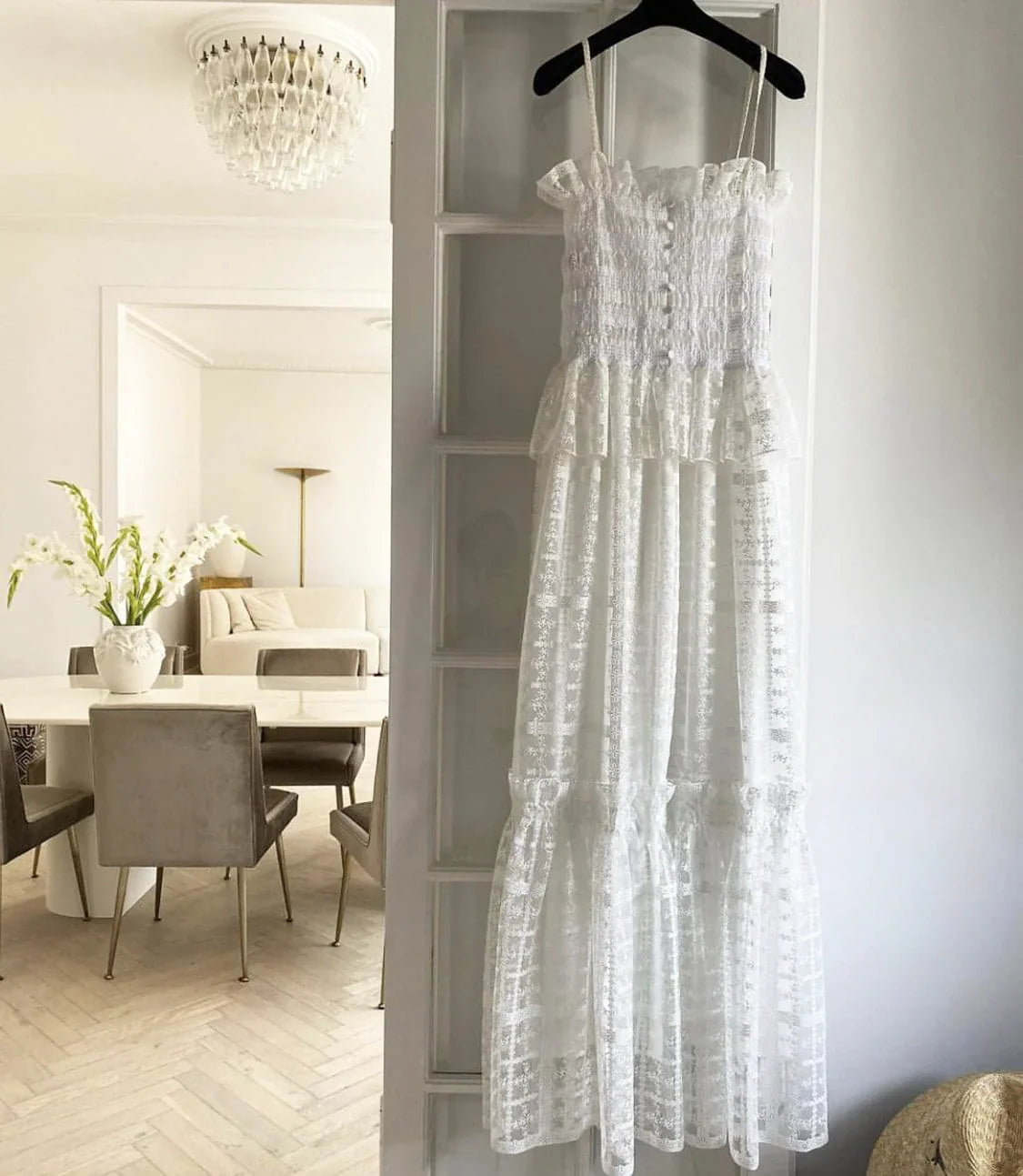 Murano Poliedri Transparent Ceiling Light 23.6"