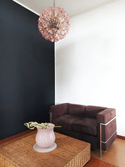 Murano Sputnik Poppy Pink Chandelier