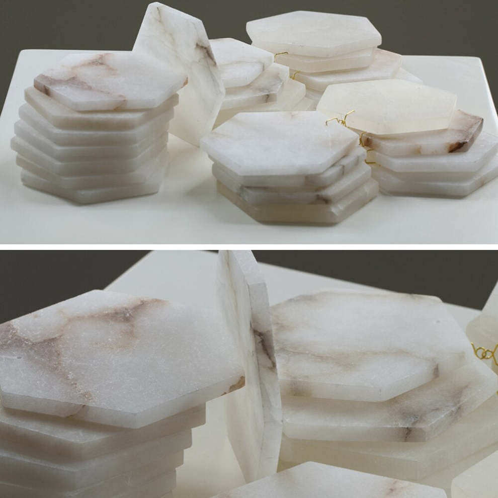 Talan Natural Alabaster Modern Chandelier