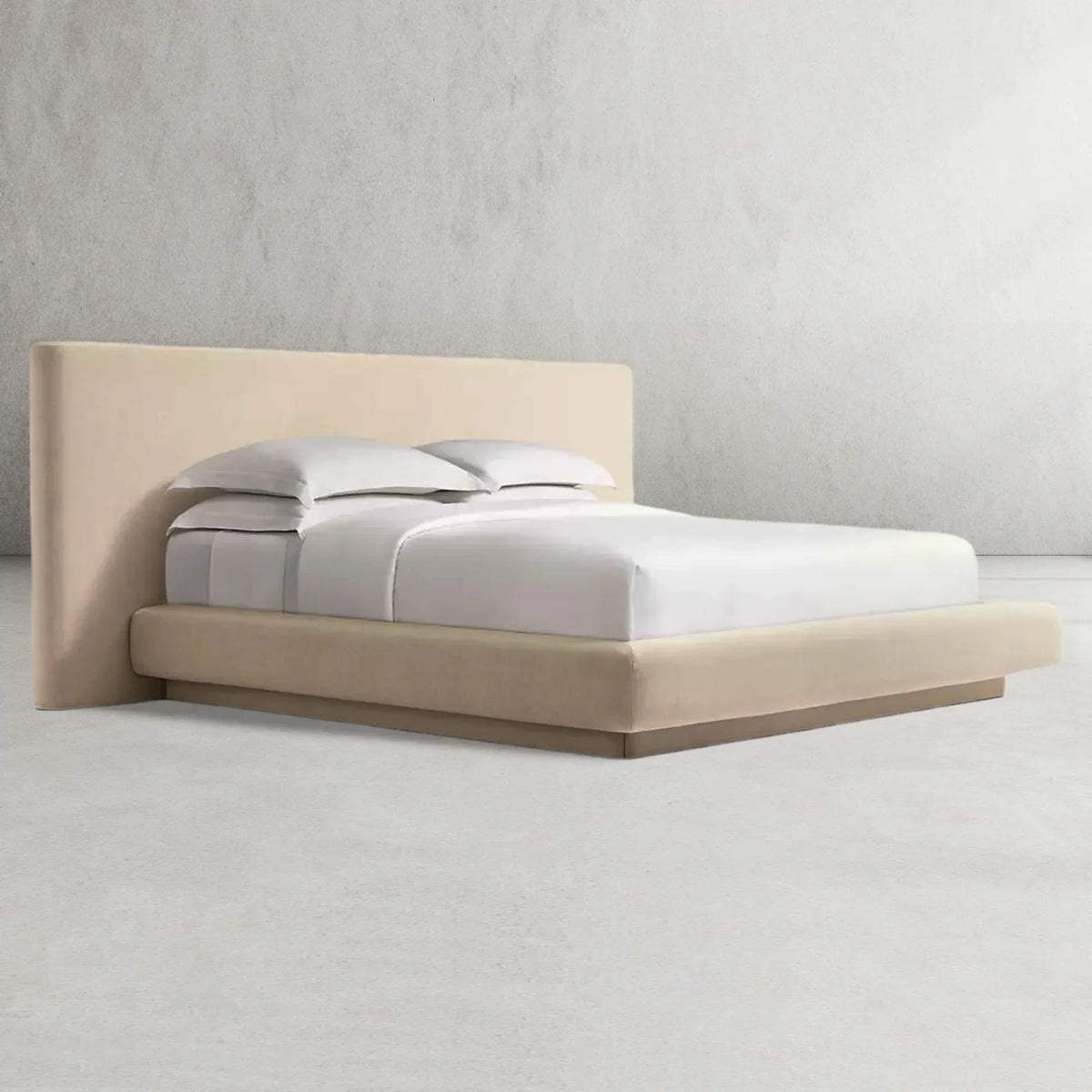 Mulholland Performance Extended Velvet Bed Frame