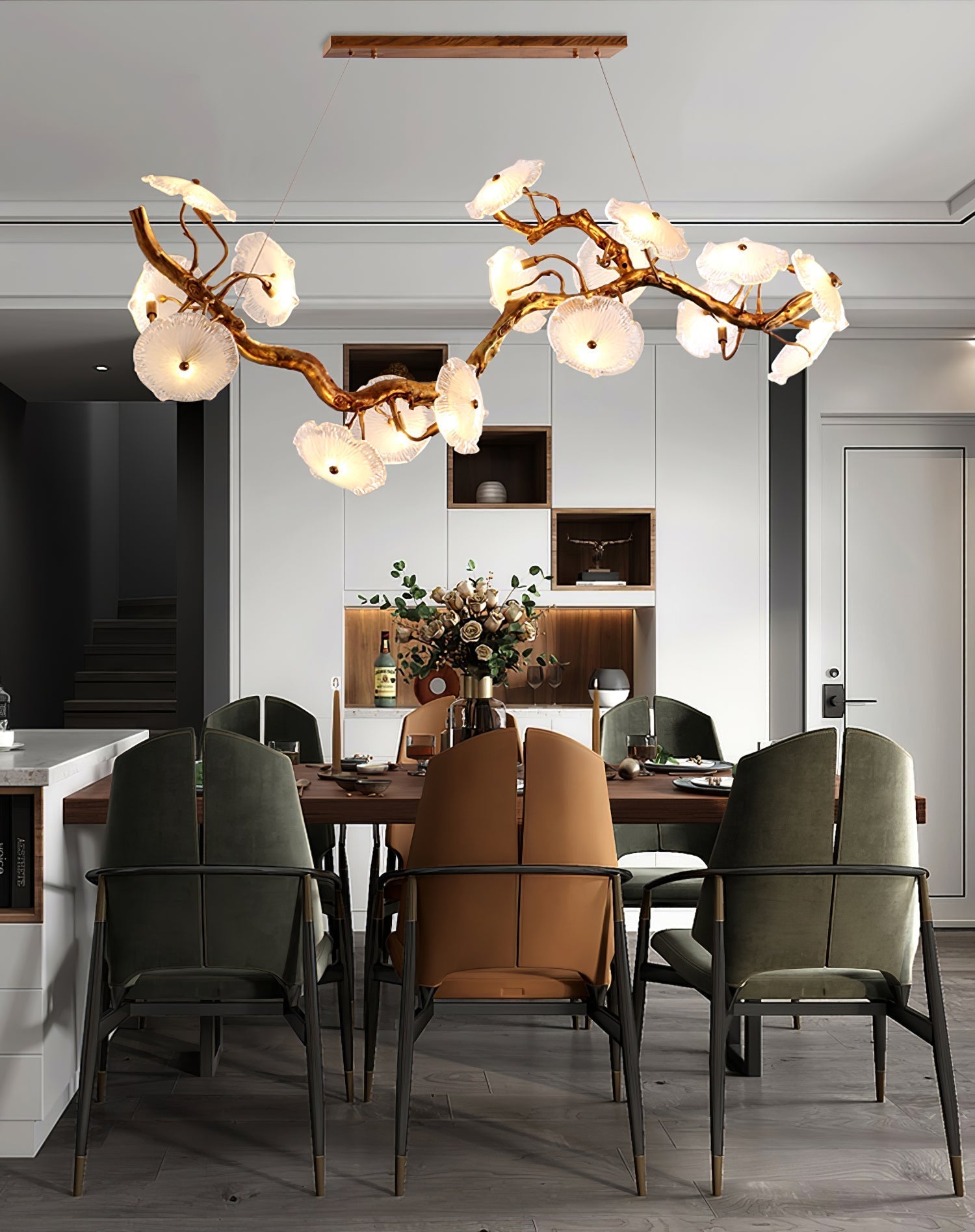 Nenufar Blooming Chandelier 49" 59"