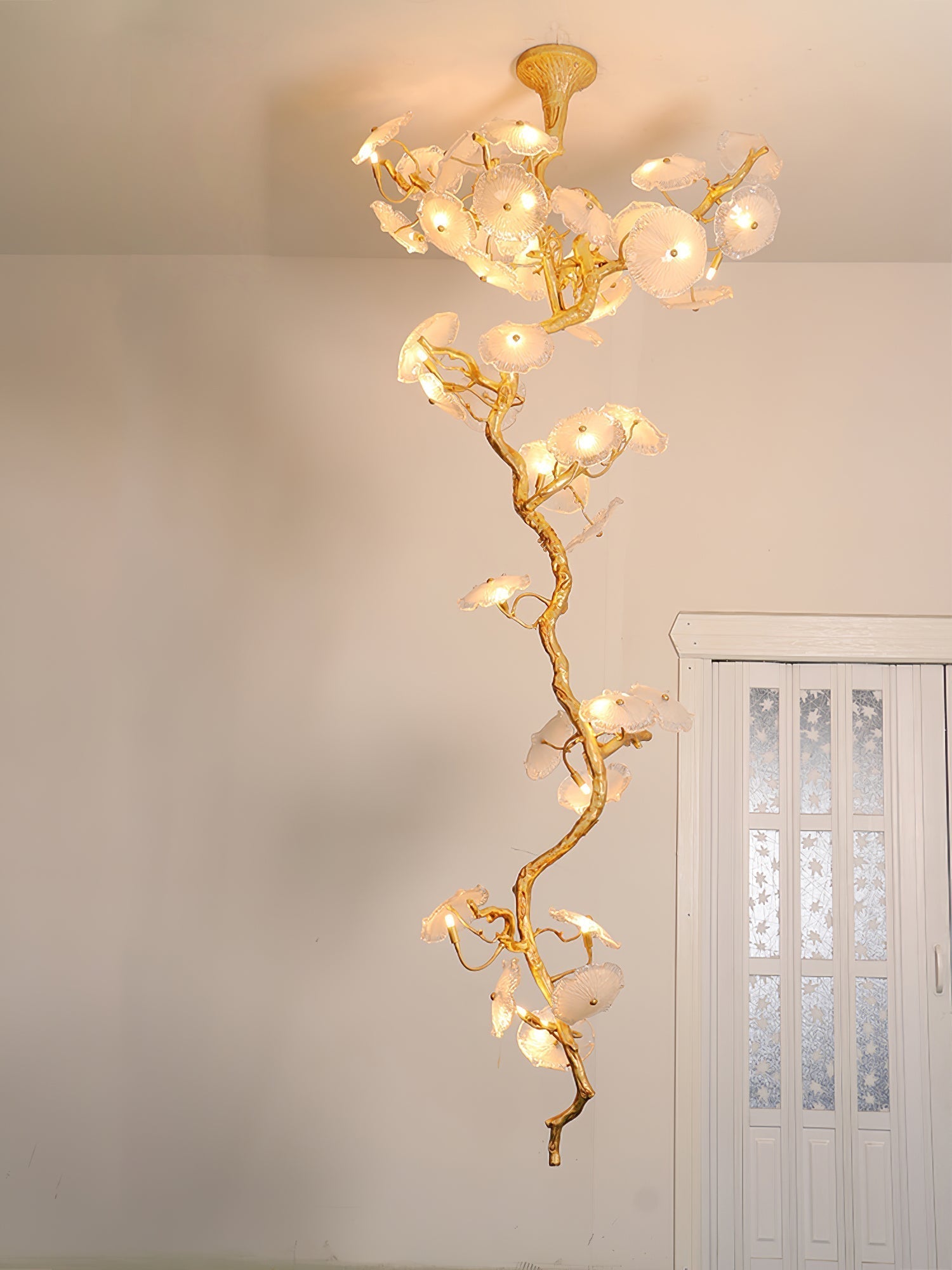 Nenufar Bonsai Chandelier 25.6" 31.5"#size_Dia 45.3″(115cm) x H 141.7″(360cm)