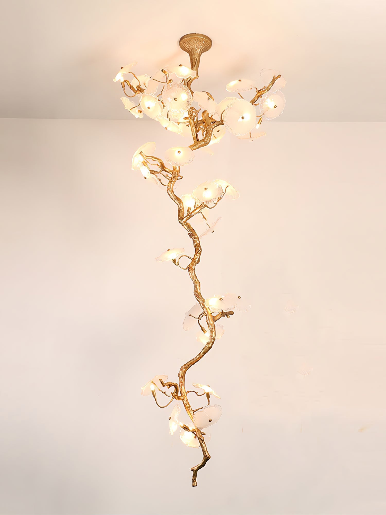 Nenufar Bonsai Chandelier 25.6" 31.5"#size_Dia 47.2″(120cm) x H 114.2″(290cm)