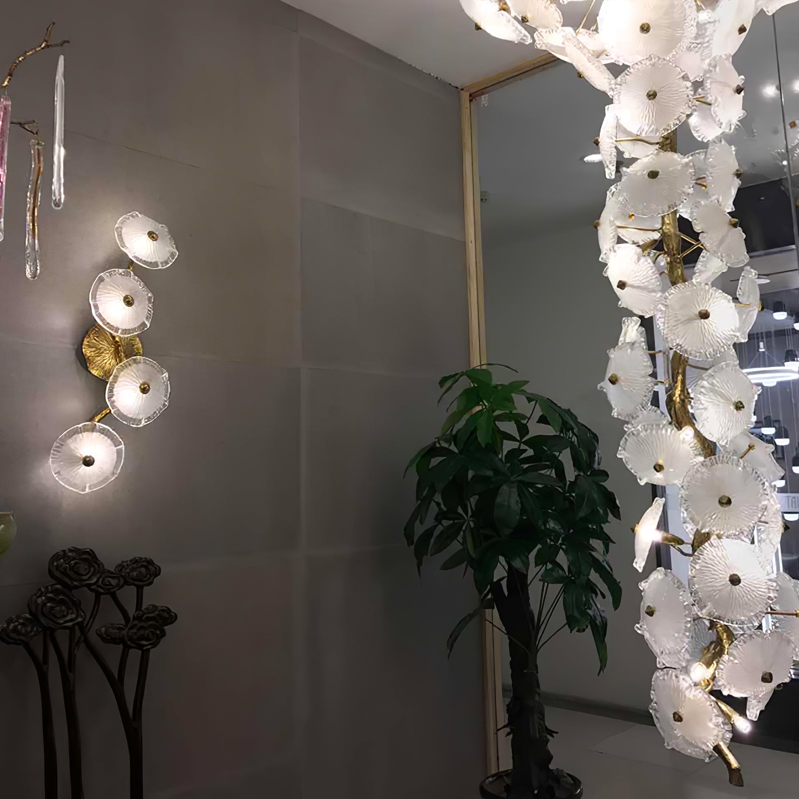 Nenufar Bonsai Chandelier 25.6" 31.5"