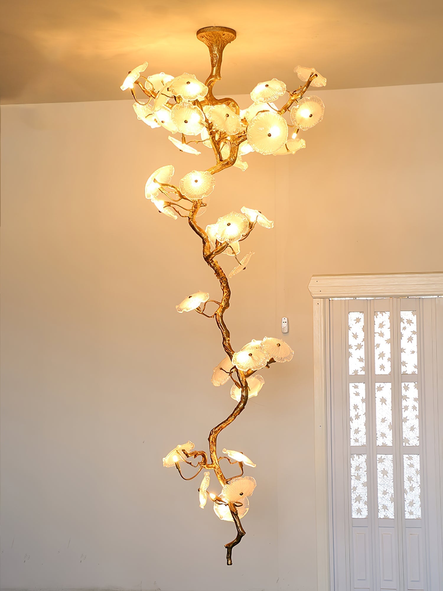 Nenufar Bonsai Chandelier 25.6" 31.5"