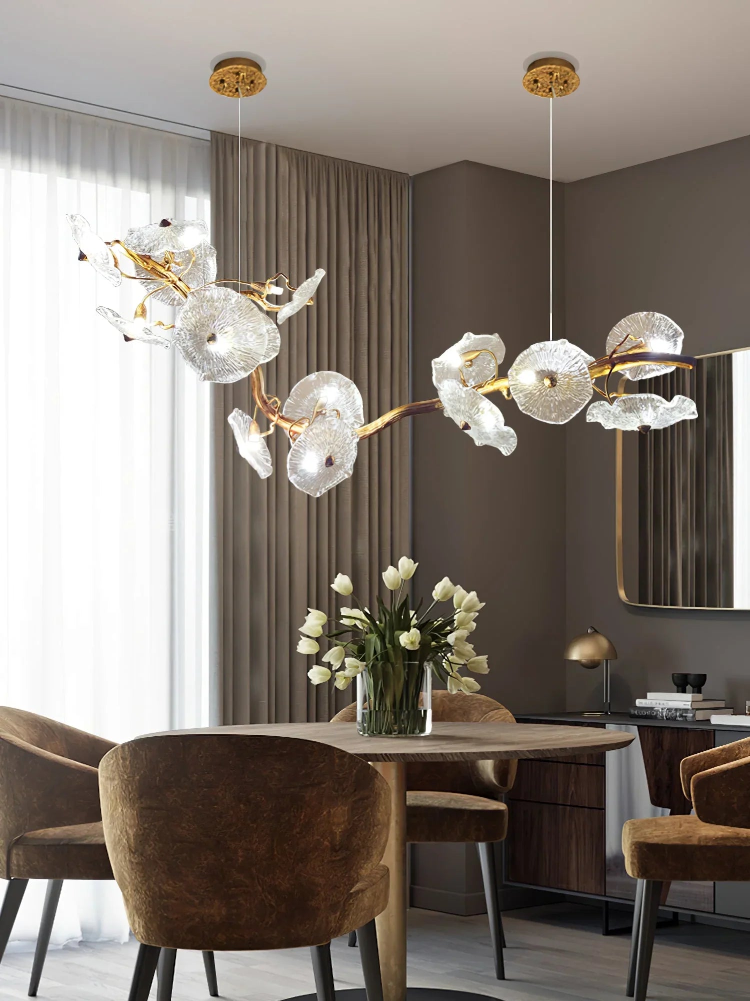 Nenufar Horizontal Chandelier