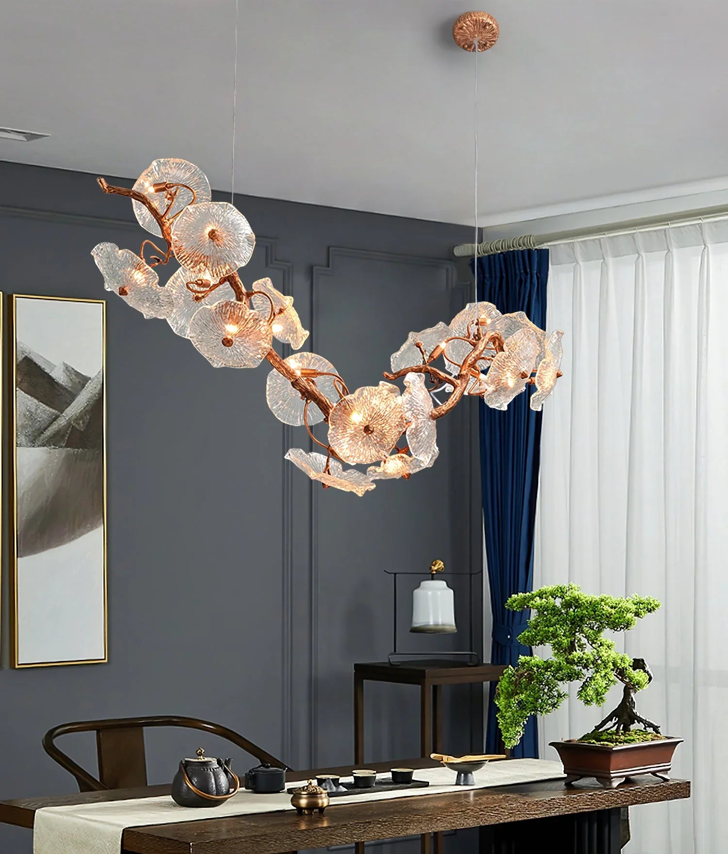 Nenufar Horizontal Chandelier