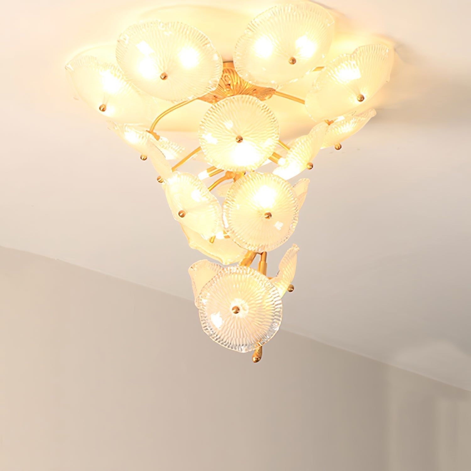 Nenufar Water Lily Chandelier 23.6" 31.5"#size_Dia 23.6″(60cm) x H 23.6″(60cm)