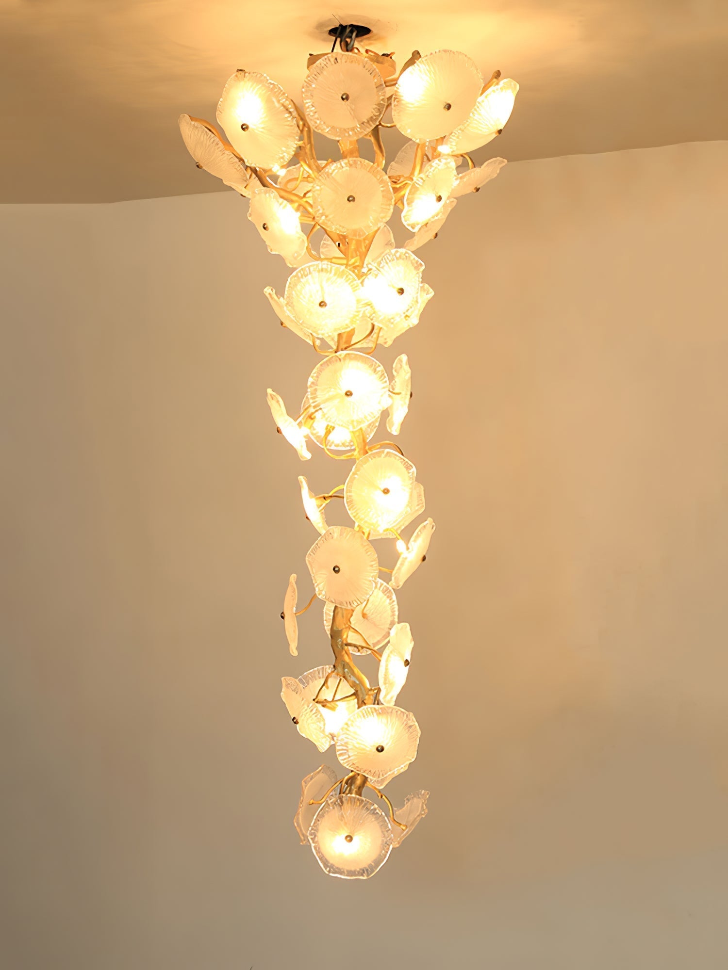 Nenufar Water Lily Chandelier 23.6" 31.5"#size_Dia 31.5″(80cm) x H 78.7″(200cm)