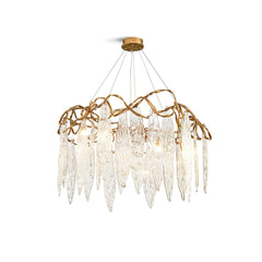Kyle Niagara Island Crystal Chandelier 15.7" 23.6" 31.5" 39.4"D