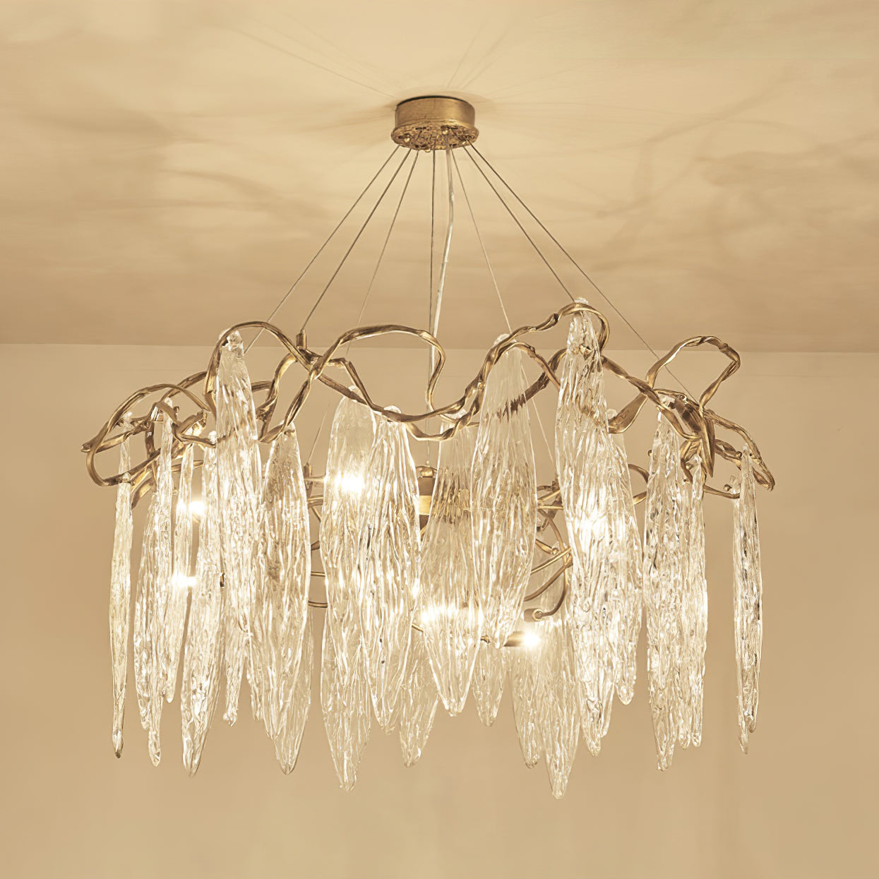 Kyle Niagara Island Crystal Chandelier 15.7" 23.6" 31.5" 39.4"D