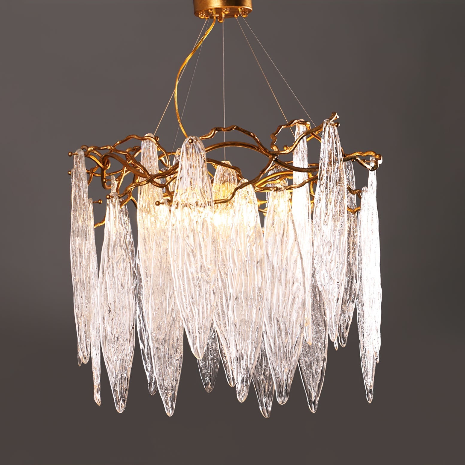 Kyle Niagara Island Crystal Chandelier 15.7" 23.6" 31.5" 39.4"D