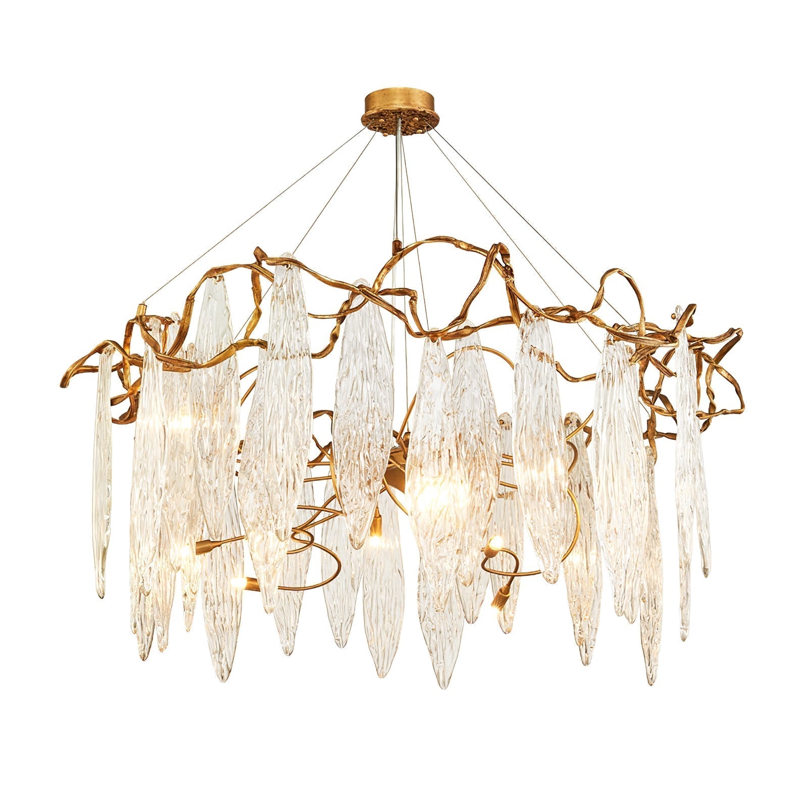 Kyle Niagara Island Crystal Chandelier 15.7" 23.6" 31.5" 39.4"D