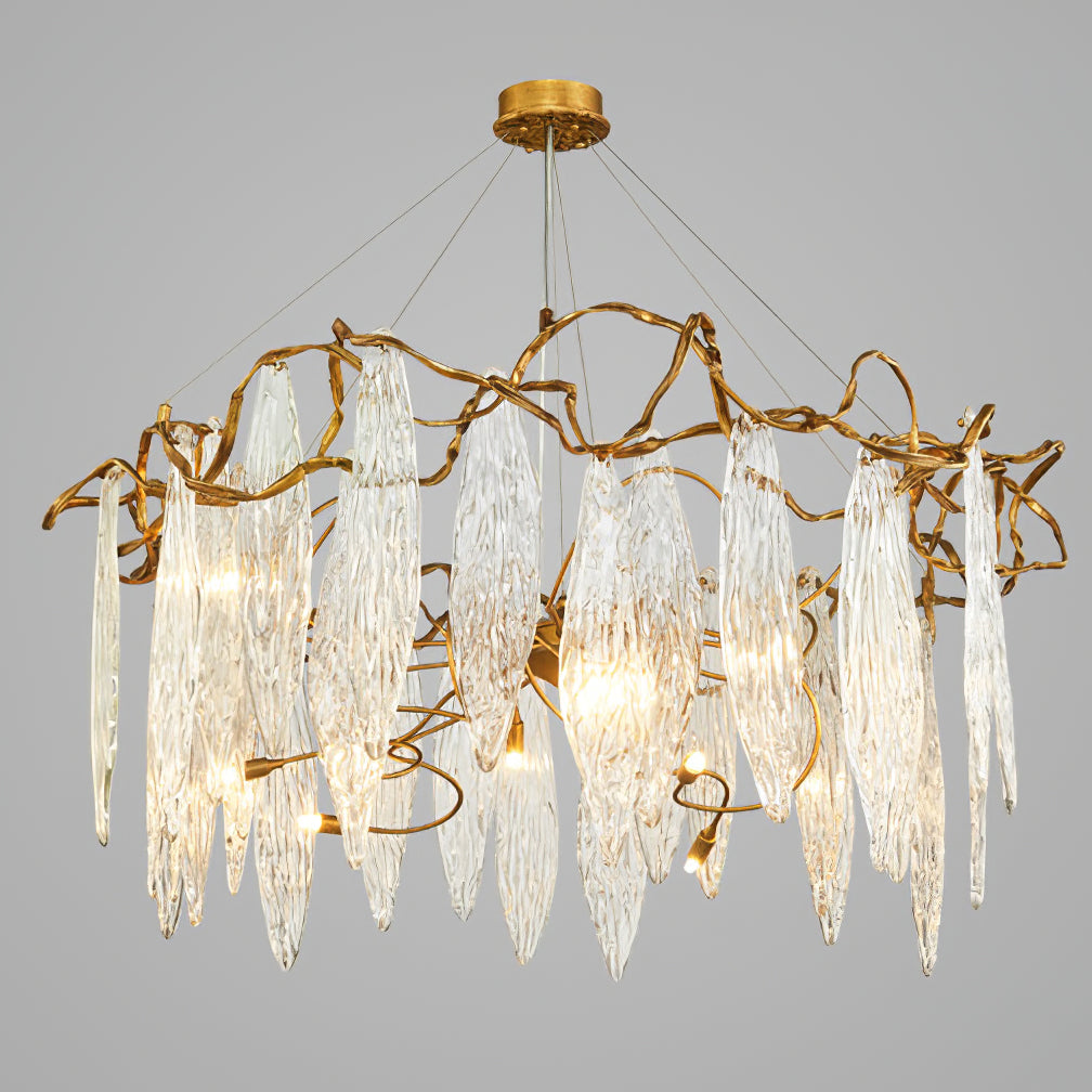 Kyle Niagara Island Crystal Chandelier 15.7" 23.6" 31.5" 39.4"D