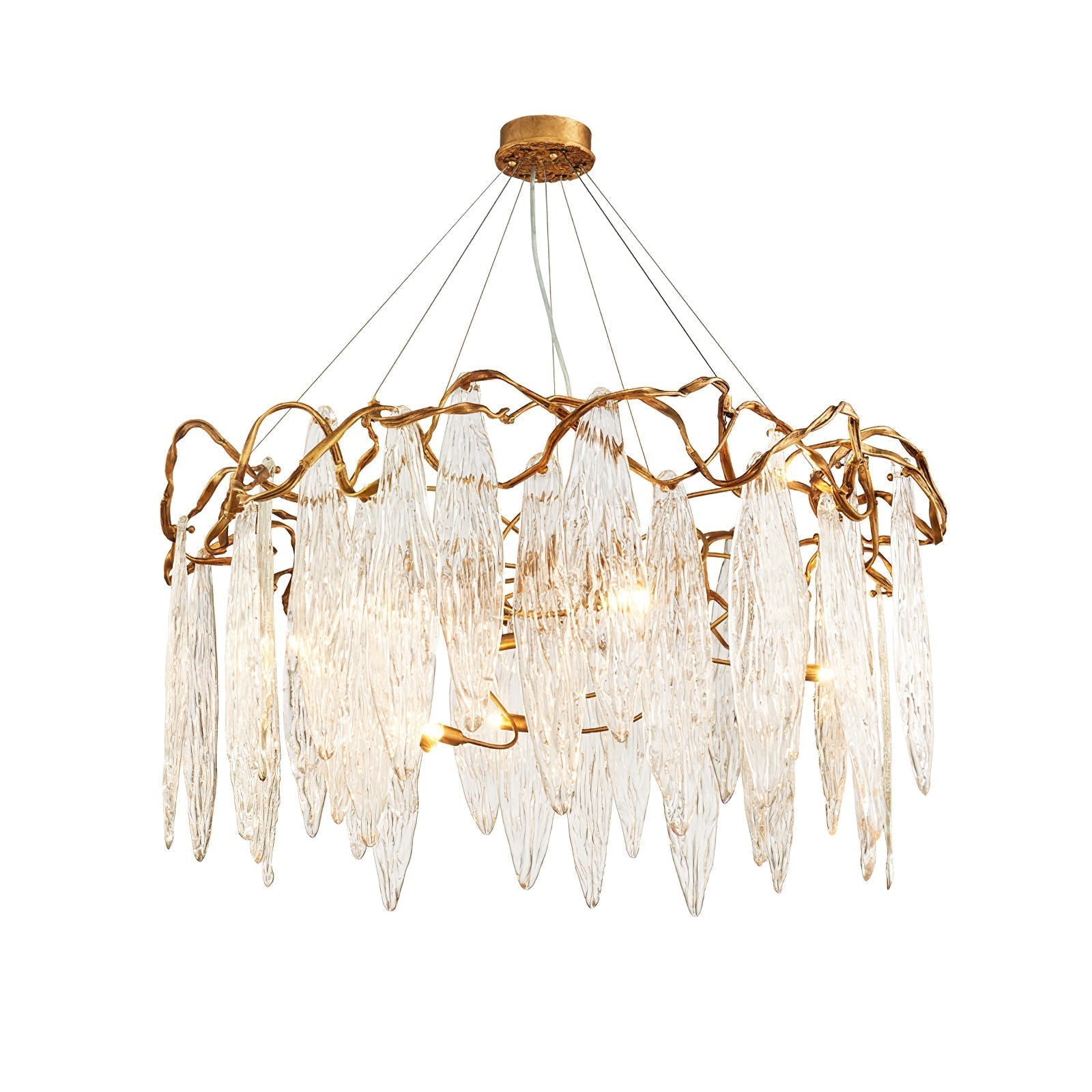 Kyle Niagara Island Crystal Chandelier 15.7" 23.6" 31.5" 39.4"D