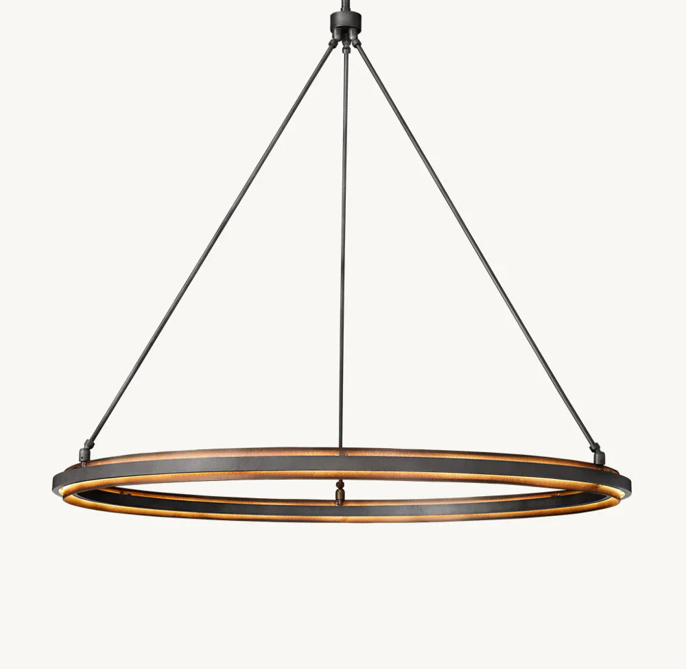 PERALTA ROUND CHANDELIER 48"