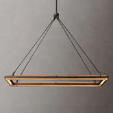 Adin Bronze Rectangular Chandelier 48"/62"