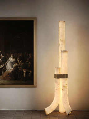 Ethereal Alabaster Floor Lamp