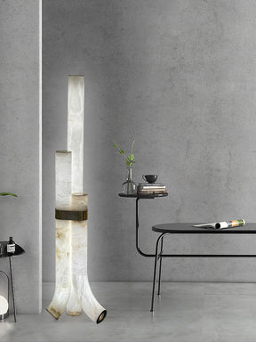 Ethereal Alabaster Floor Lamp