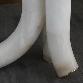 Ethereal Alabaster Floor Lamp