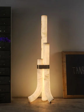 Ethereal Alabaster Floor Lamp