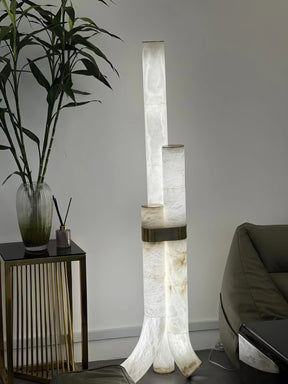 Ethereal Alabaster Floor Lamp