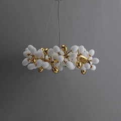 Harris Grape Circle Branch Chandelier