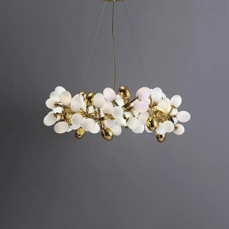 Harris Grape Circle Branch Chandelier